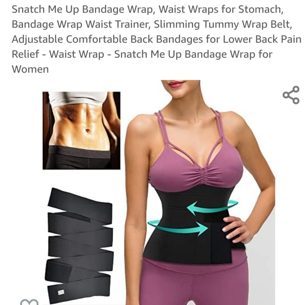 Snatch Me Up Bandage Wrap, Waist Wraps for Stomach